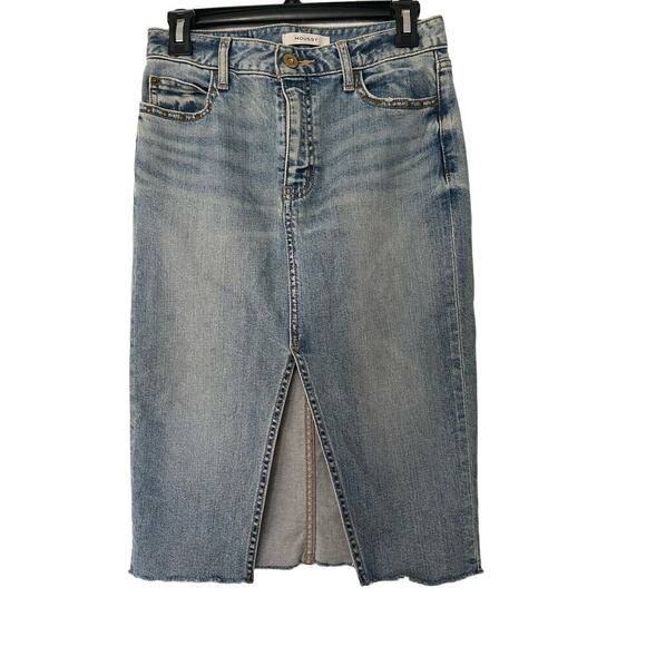 Moussy Denim Midi Skirt Size 1 - Picture 2 of 7
